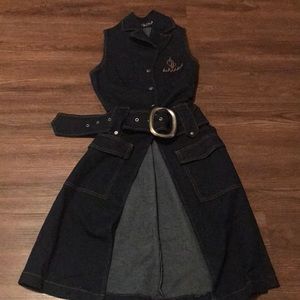 Baby phat denim top/dress